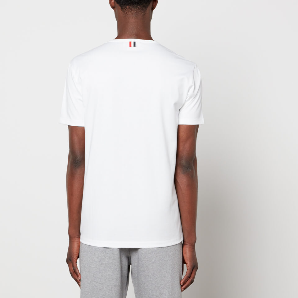 THOM BROWNE ★韓国より迅速発送★ Pocket T-shirt White Thom Browne Men's Pocket T-Shirt - White - 1/S | Coggles