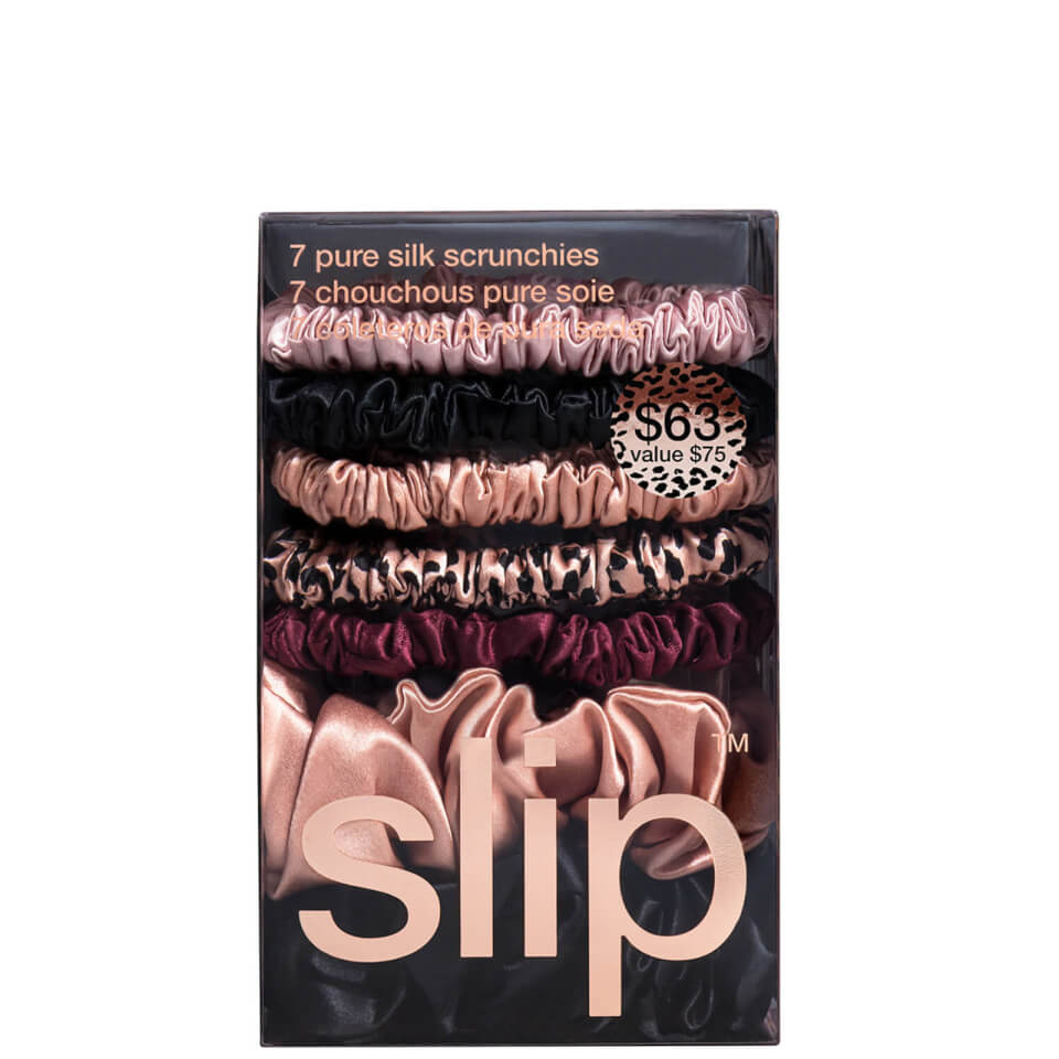 Slip Pure Silk Scrunchies Mega Set - Plum Rose