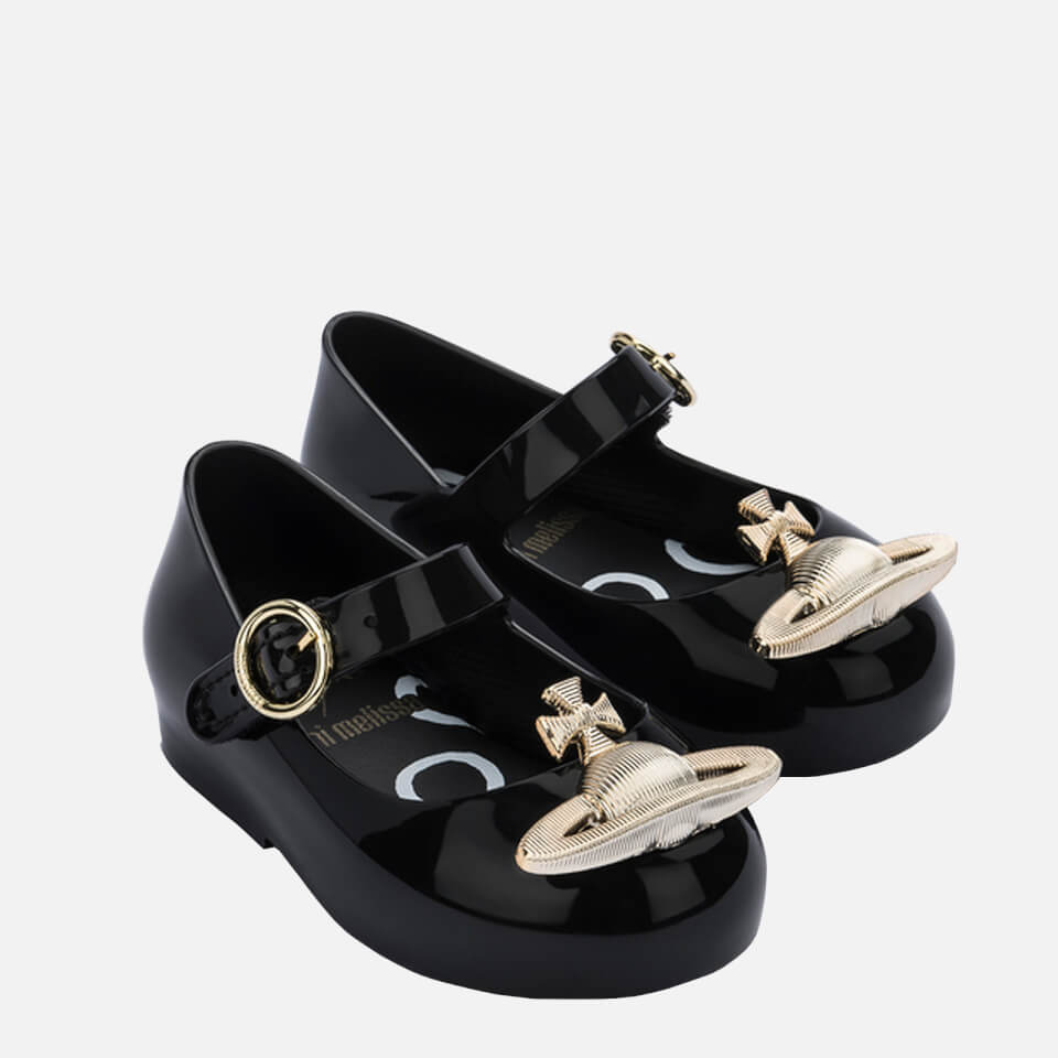 Mini Melissa Toddlers' Mini VW Sweet Love Ballet Flats - Black Orb