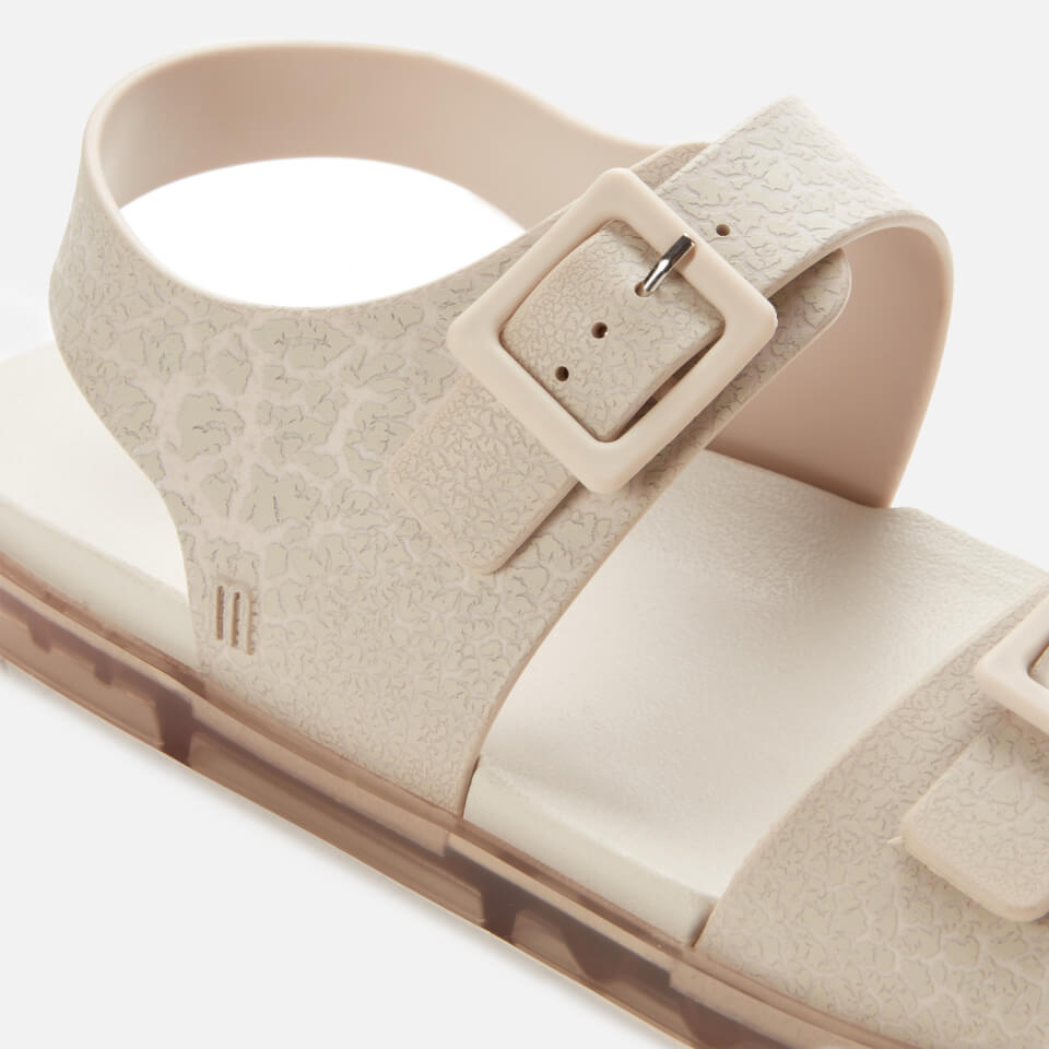 Melissa Women's Wide Double Strap Sandals - Ivory Texture