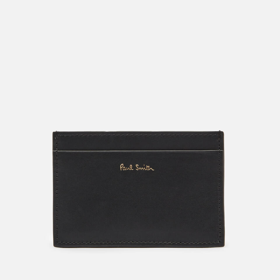PS Paul Smith Striped Leather Credit Card Case