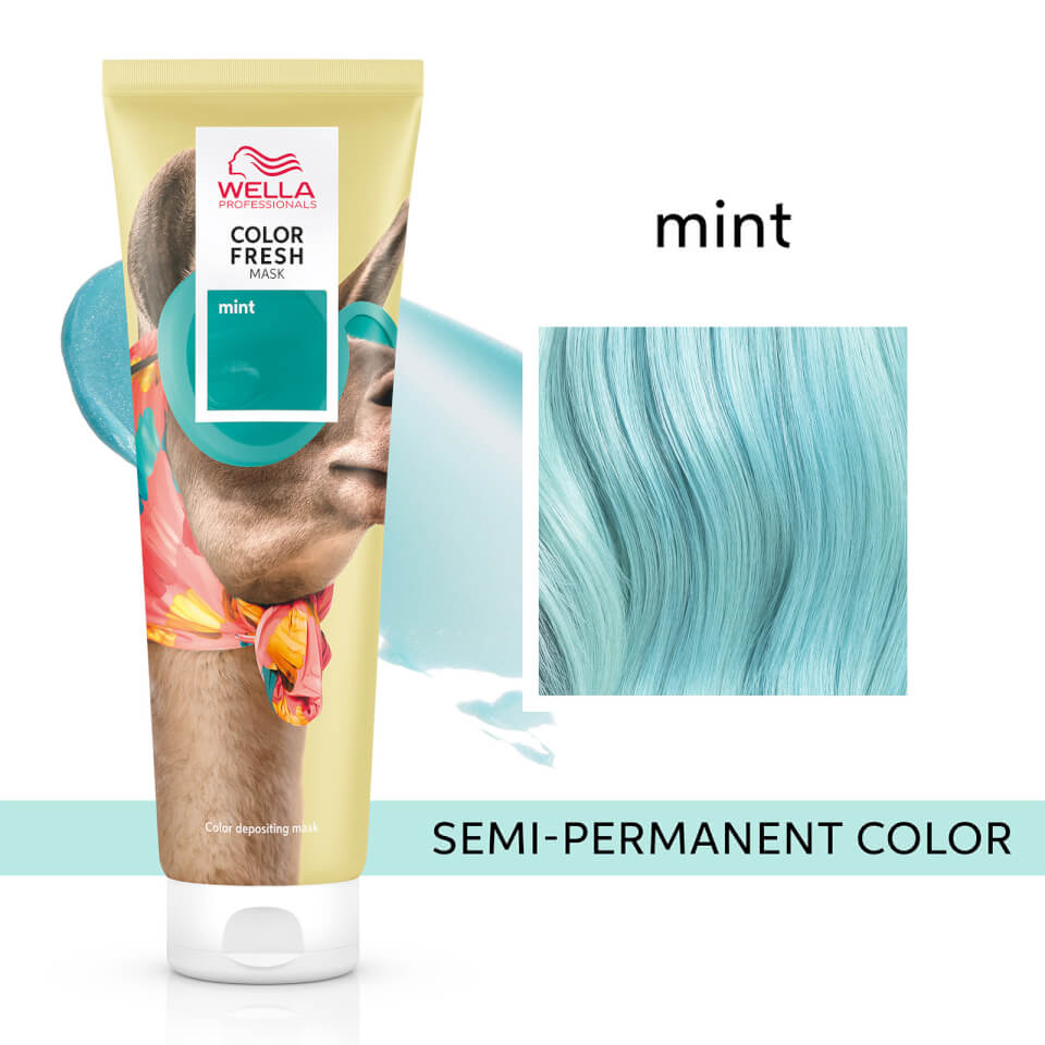 Wella Professionals Care Color Fresh Semi-Permanent Colour Mask - Mint 150ml