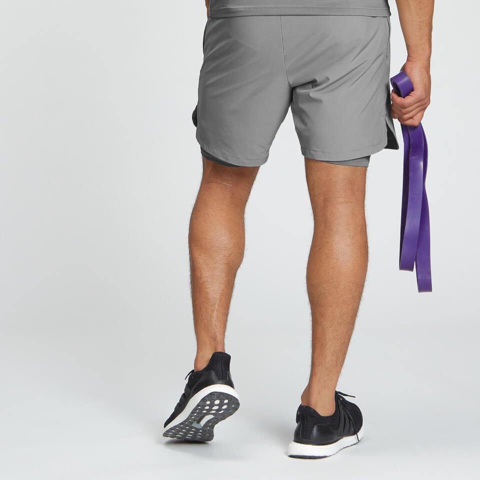 MP Men's 2 in 1 Training Shorts - Storm