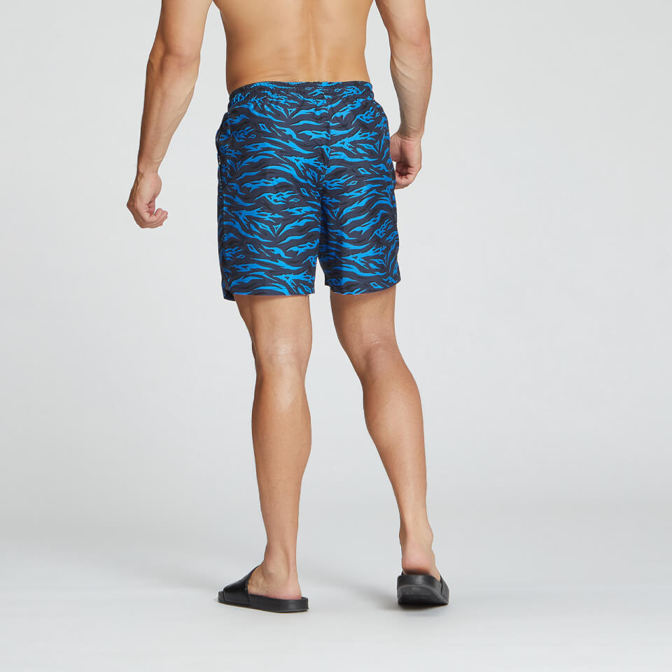 MP Men's Pacific Printed Swim Shorts - Blue