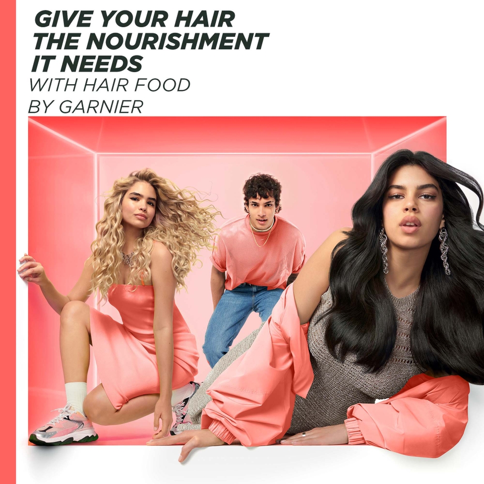 Garnier Ultimate Blends Plumping Hair Food Watermelon 3-in-1 Mask Treatment 390ml