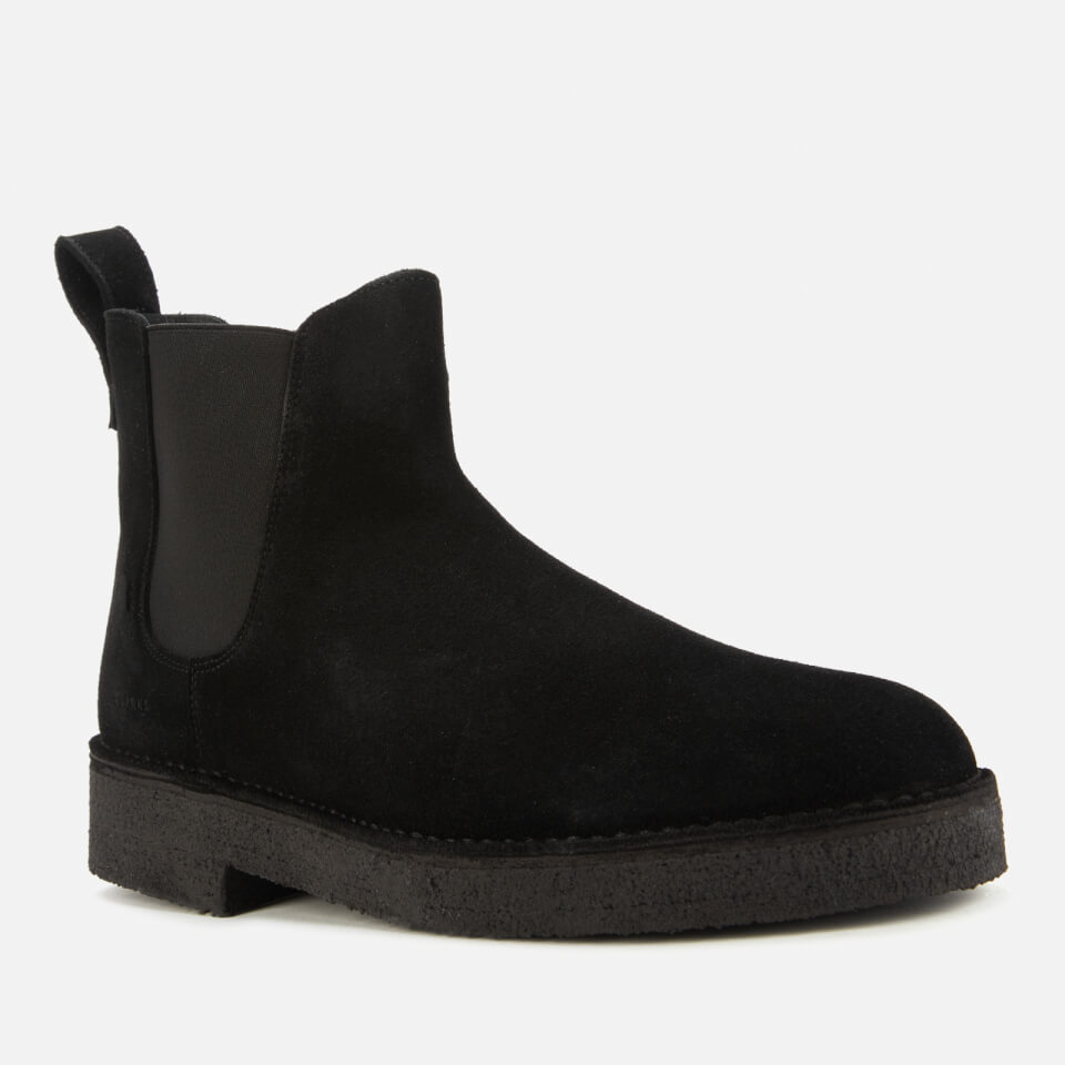 Clarks Original Men s Desert Chelsea 2 Suede Boots Black Coggles