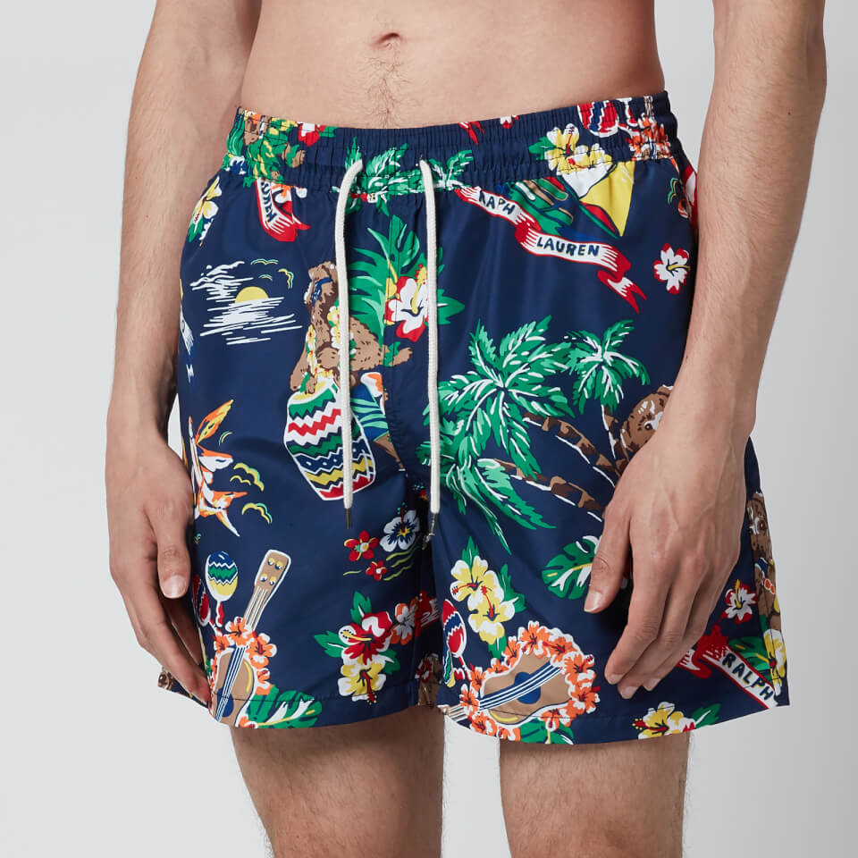 Polo Ralph Lauren Men's Traveler Swim Shorts - Sail Bear Polo Ralph Lauren Men's Traveler Swim Shorts - Sail Bear