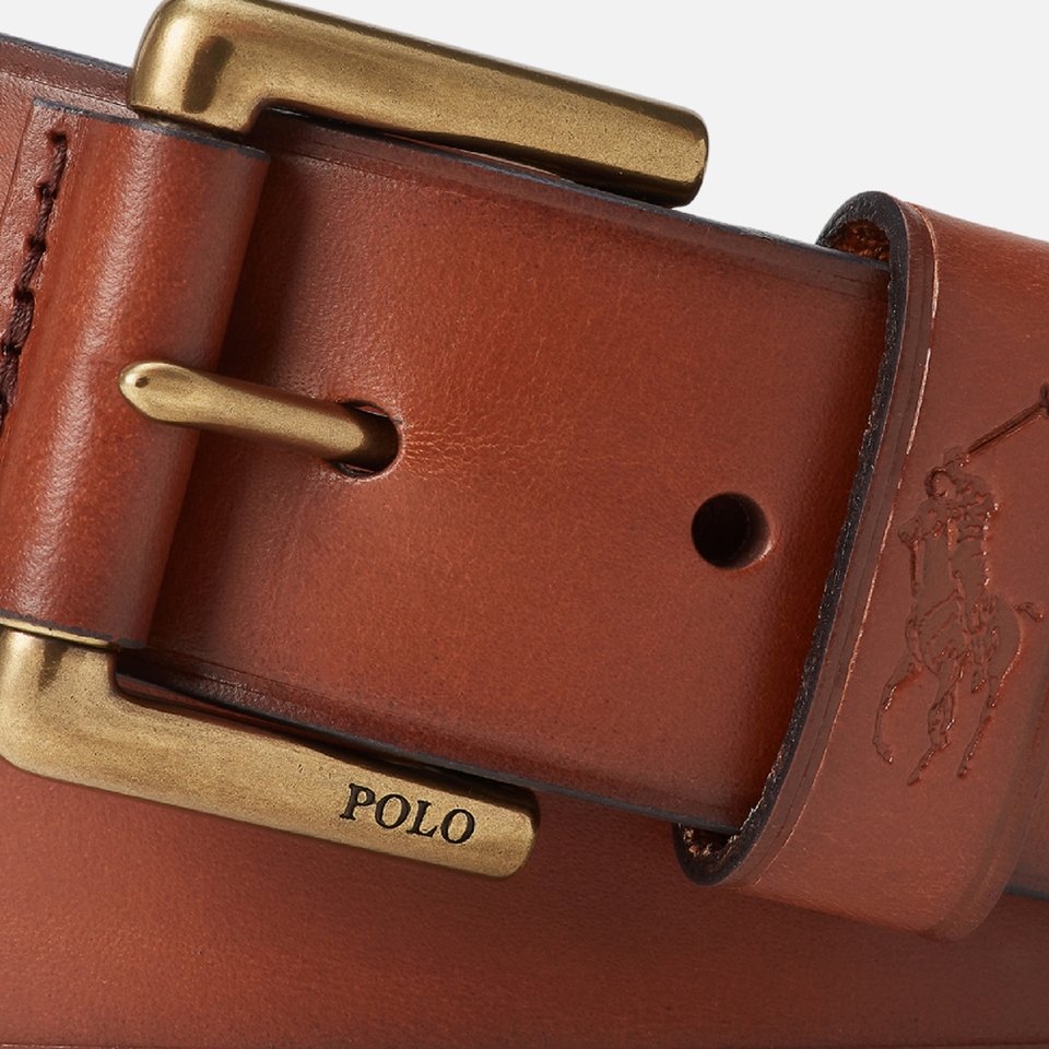 Polo Ralph Lauren Men's Pony Keeper Belt - Tan
