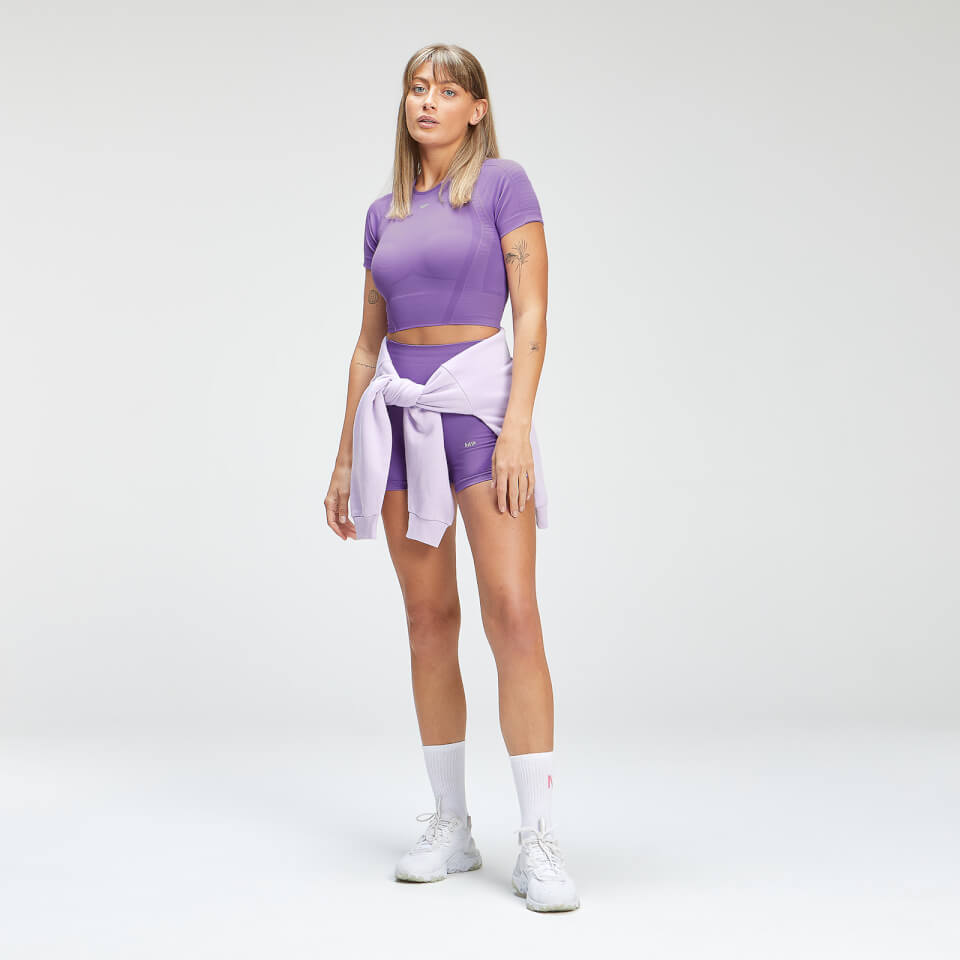 MP Women's Tempo Seamless Booty Shorts - Deep Lilac