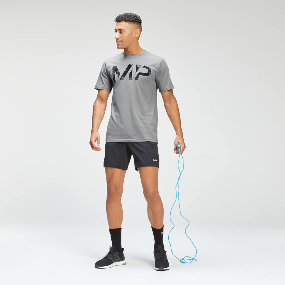 MP Men's Adapt Grit Graphic T-Shirt - Storm Grey Marl