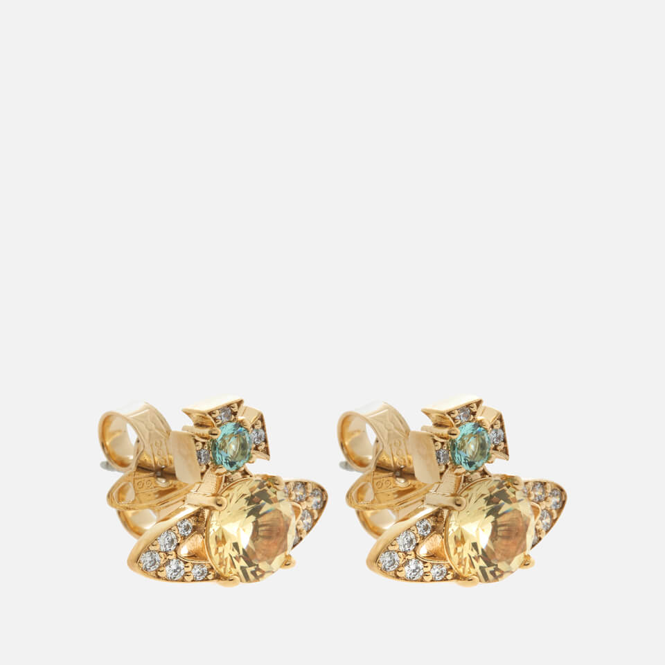 Vivienne Westwood Women's Ismene Earrings - Gold Light Turquoise