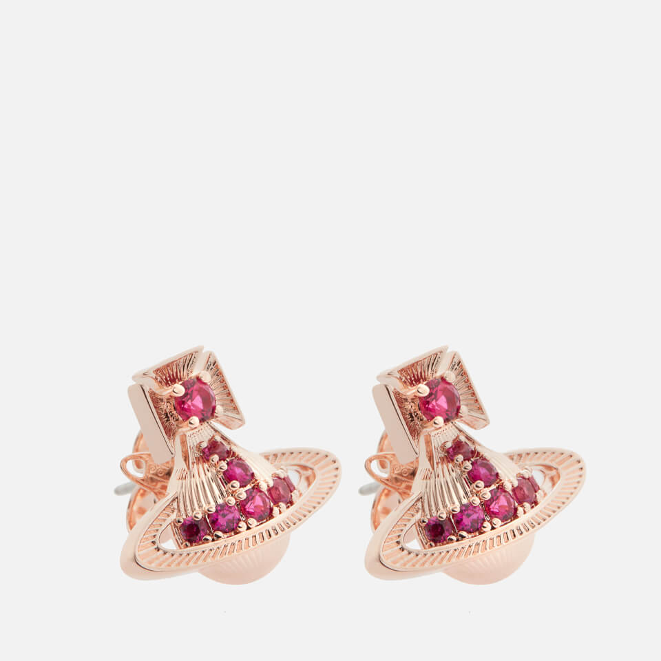 Vivienne Westwood Women's Chloris Bas Relief Earrings - Pink Gold