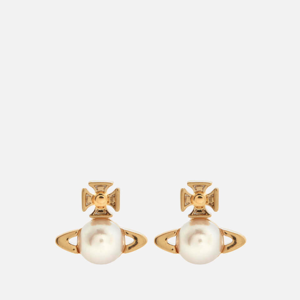 Vivienne Westwood Women's Balbina Earrings - Gold Cream Pearl