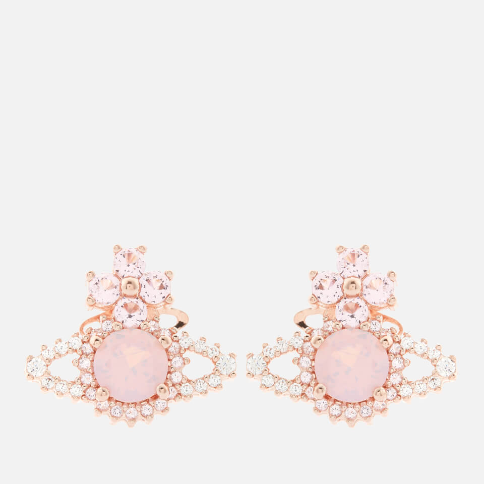 Vivienne Westwood Women's Valentina Orb Earrings - Pink Gold