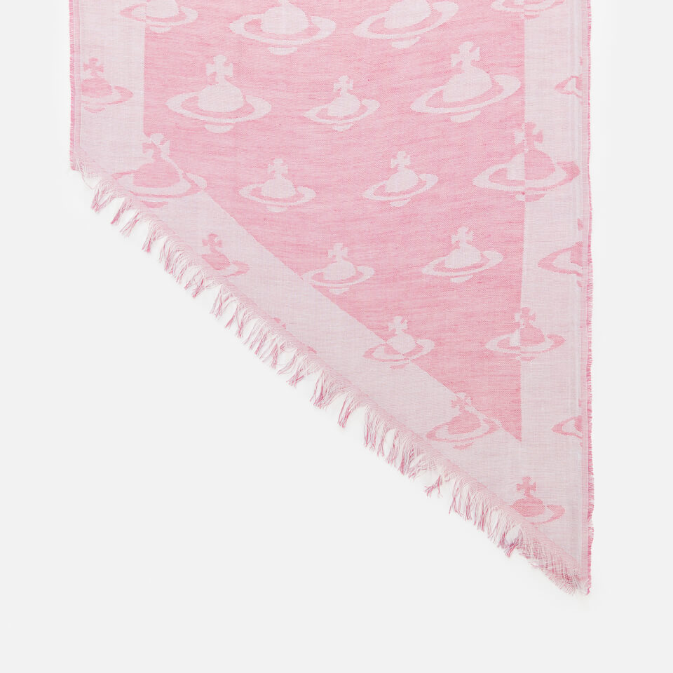 Vivienne Westwood Women's All Over Logo Scarf - Pink