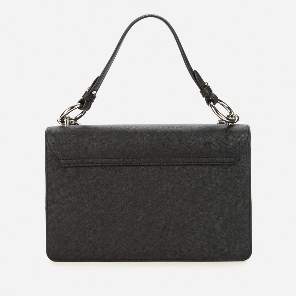 Vivienne Westwood Women's Debbie Large Bag with Flap - Black