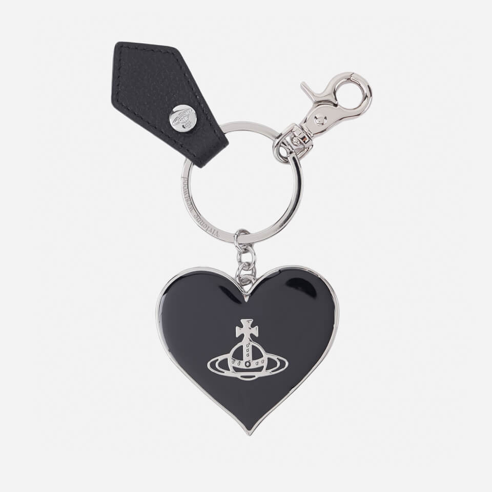 Vivienne Westwood Women's Jordan Mirror Heart Orb Keyring - Black