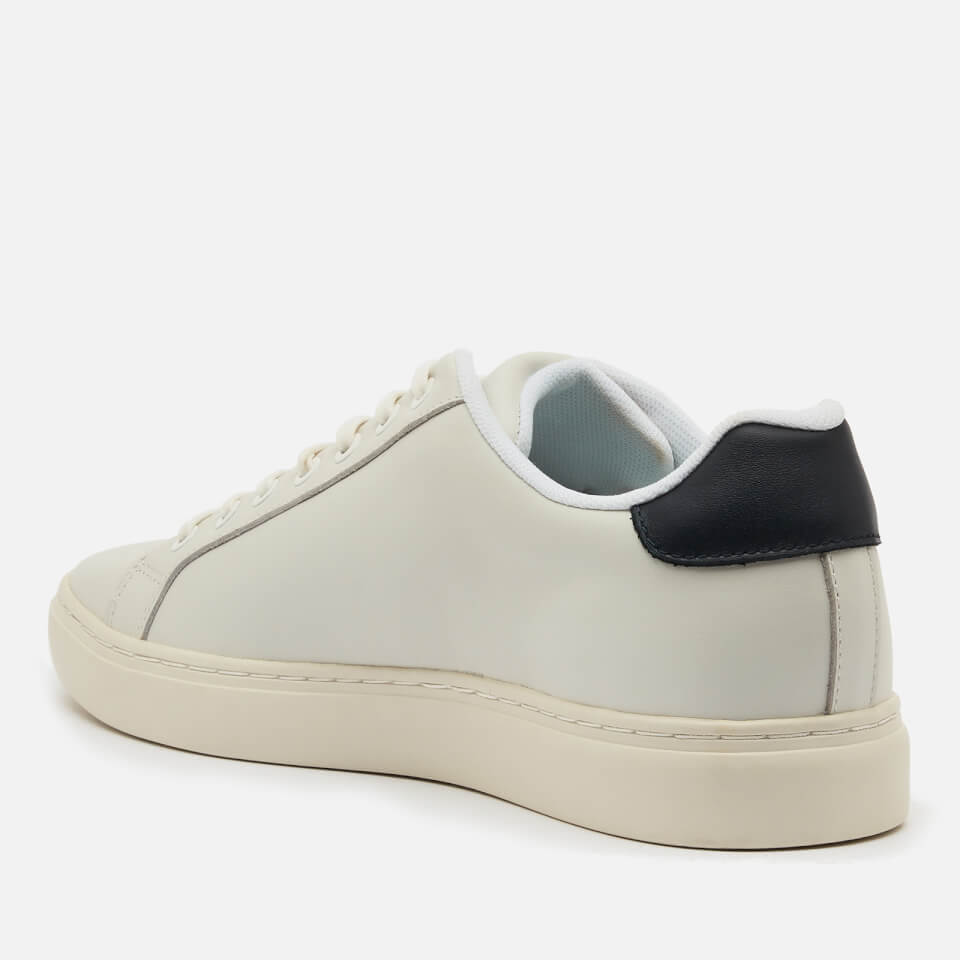 PS Paul Smith Men's Rex Zebra Leather Low Top Trainers - White