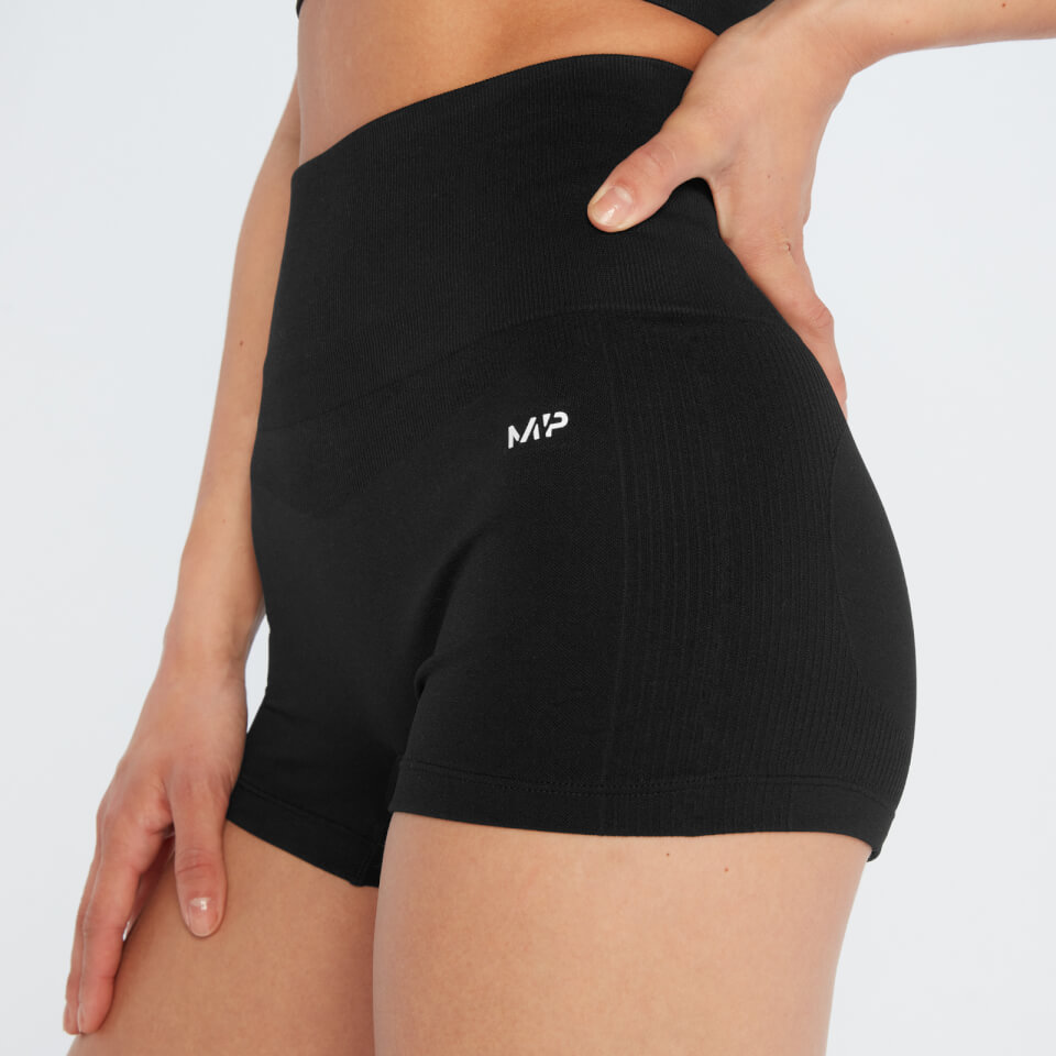MP Women's Shape Seamless Booty Shorts - Black