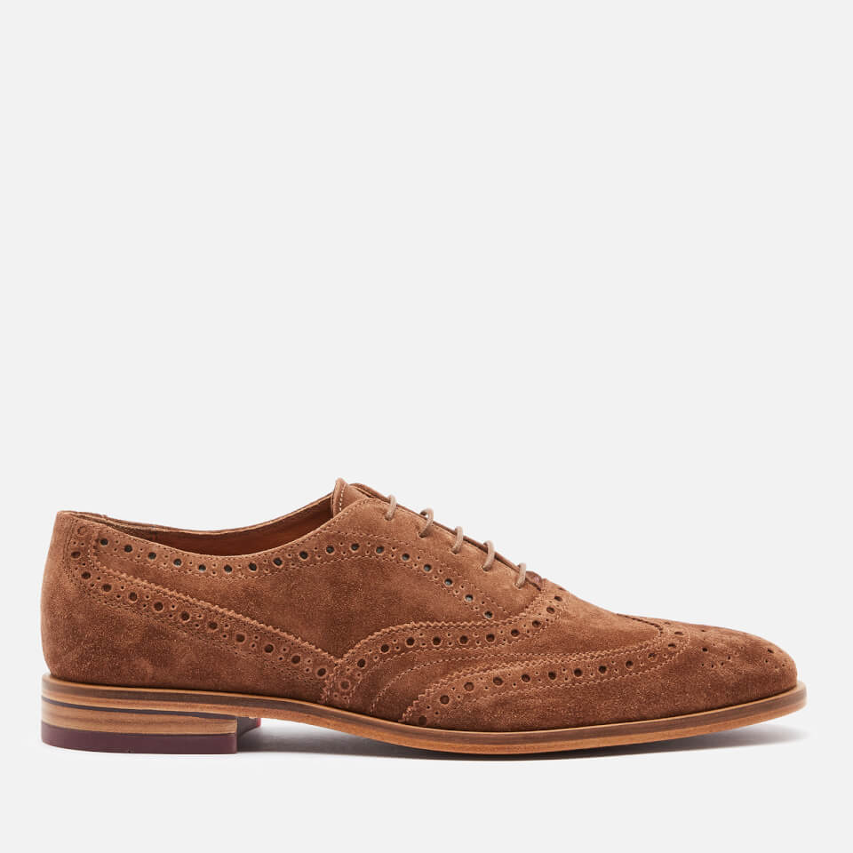 Ted Baker Men s Fedinos Suede Oxford Shoes Tan Allsole
