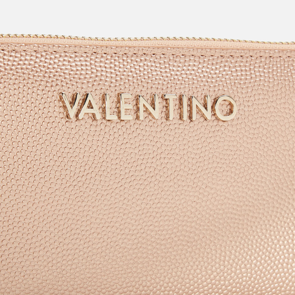 Valentino Women's Divina Large Zip Around - Rose Gold