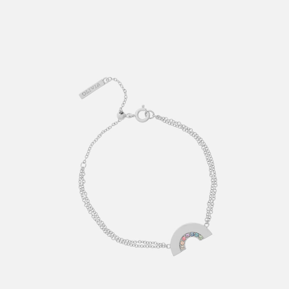 Olivia Burton Women's Rainbow Bracelet - Silver