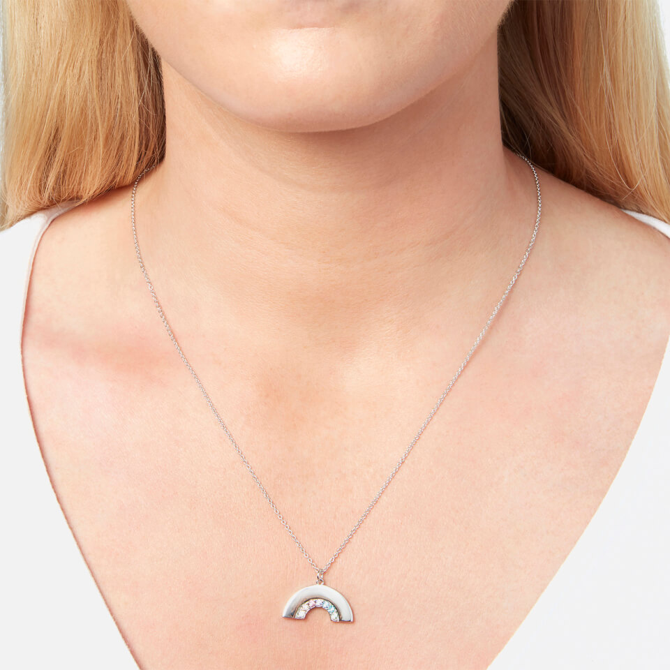 Olivia Burton Women's Rainbow Necklace - Silver