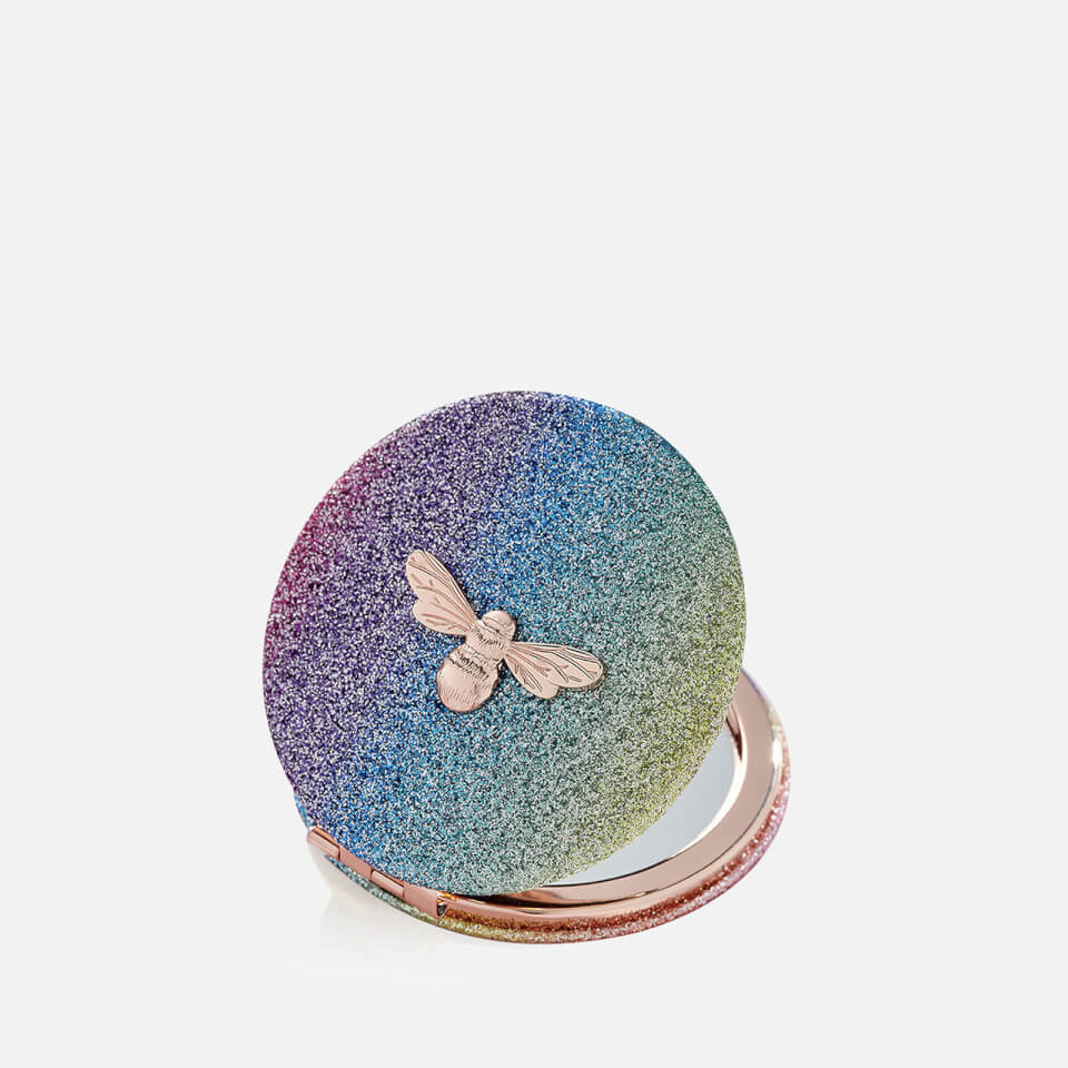 Olivia Burton Women's Rainbow Ombre Glitter Mirror - Multi