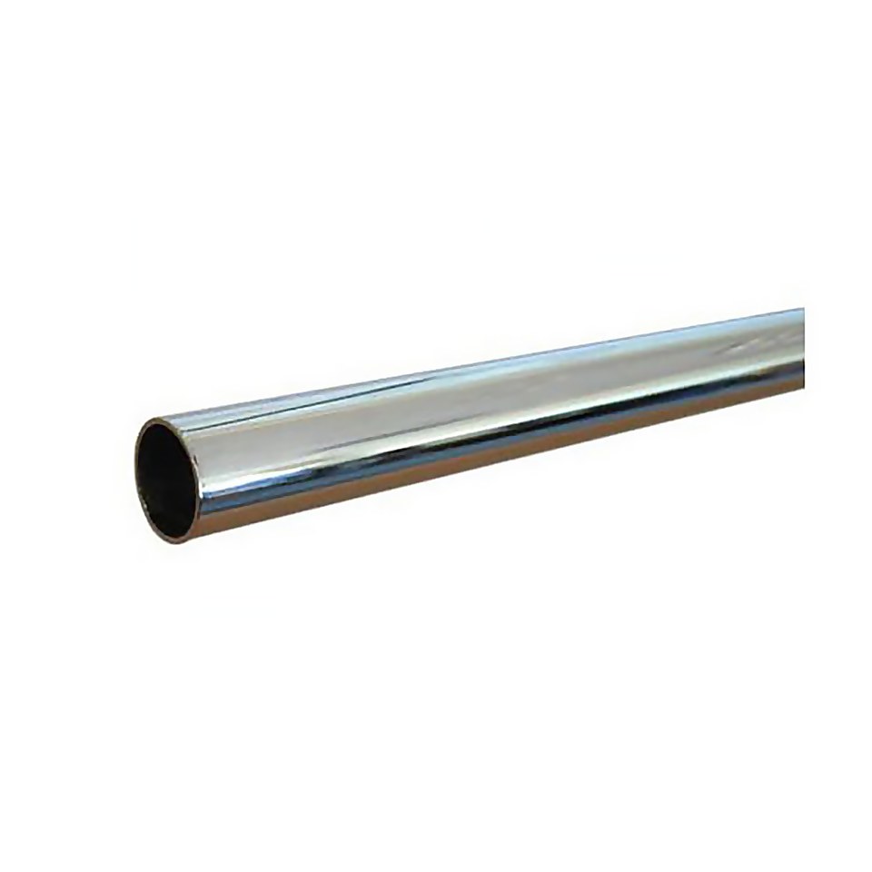 Copper Tube - Chrome Plated - 15mm x 2m
