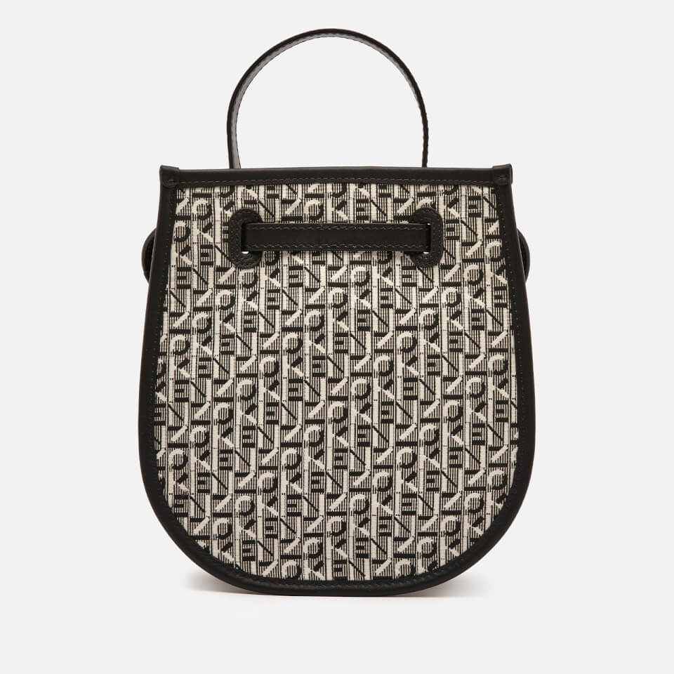 KENZO Women's Monogram Jacquard Bucket Bag - Misty Grey