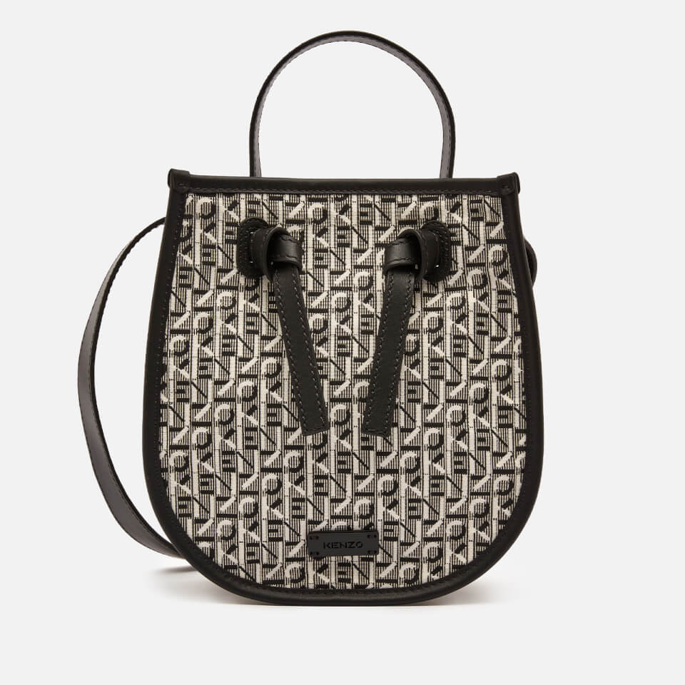 KENZO Women's Monogram Jacquard Bucket Bag - Misty Grey