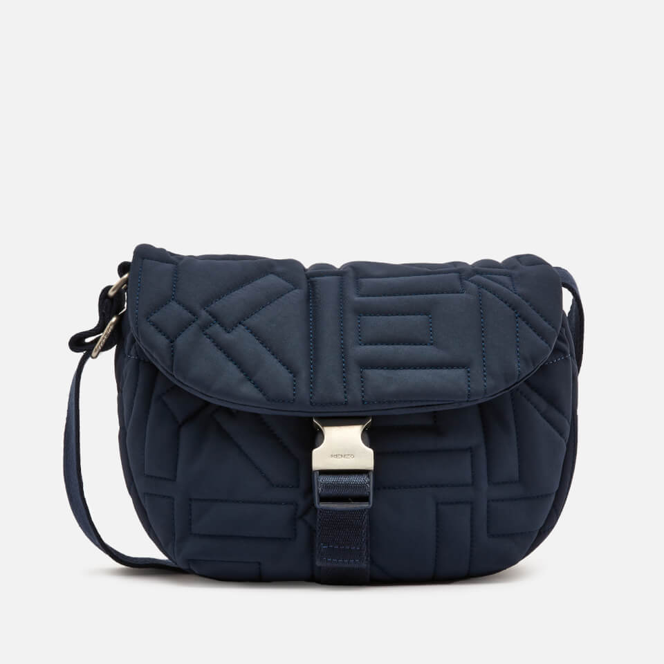 KENZO Women s Nylon Saddle Bag Navy Blue