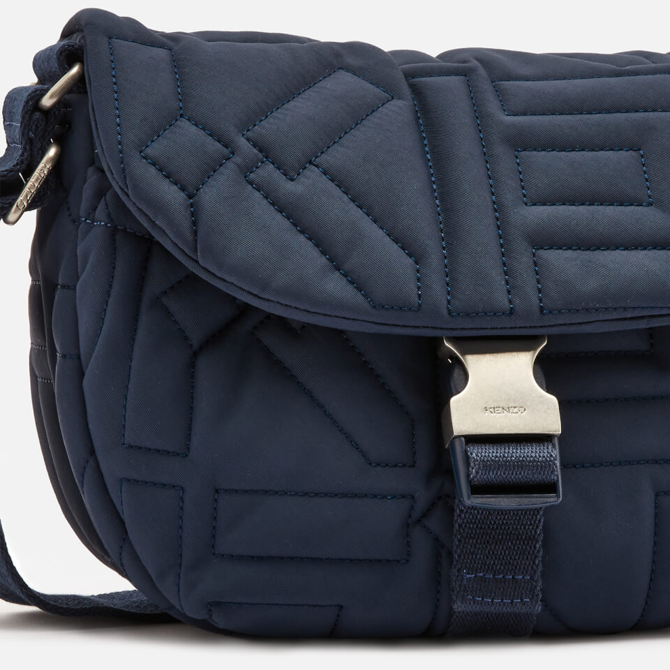 KENZO Women s Nylon Saddle Bag Navy Blue