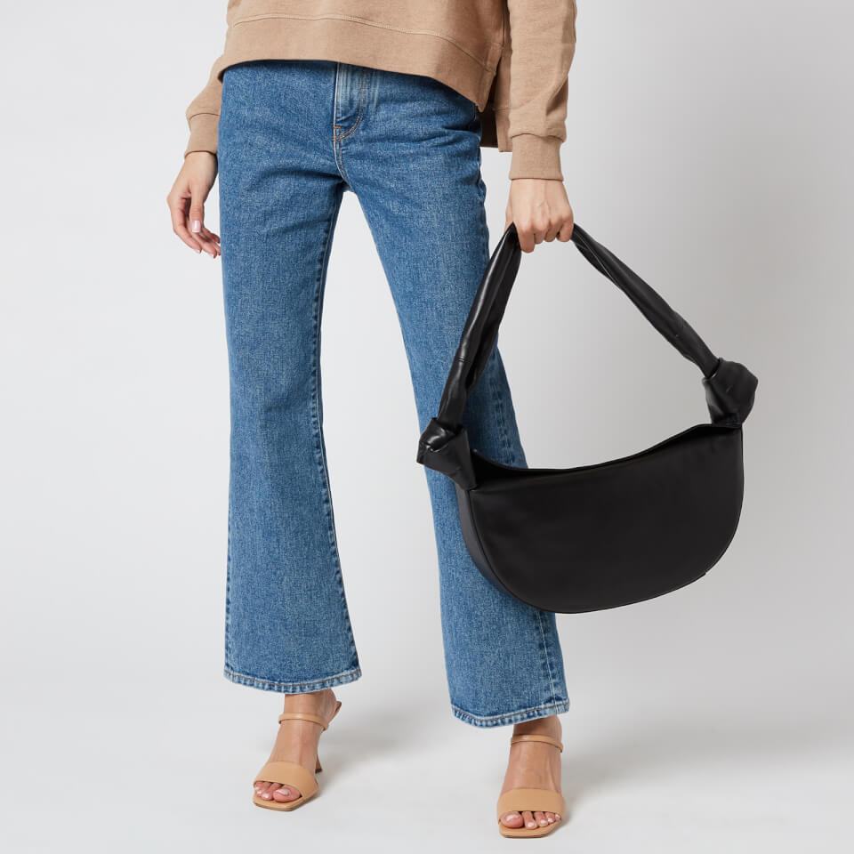 Little Liffner Women's Double Knot Banana Bag - Black