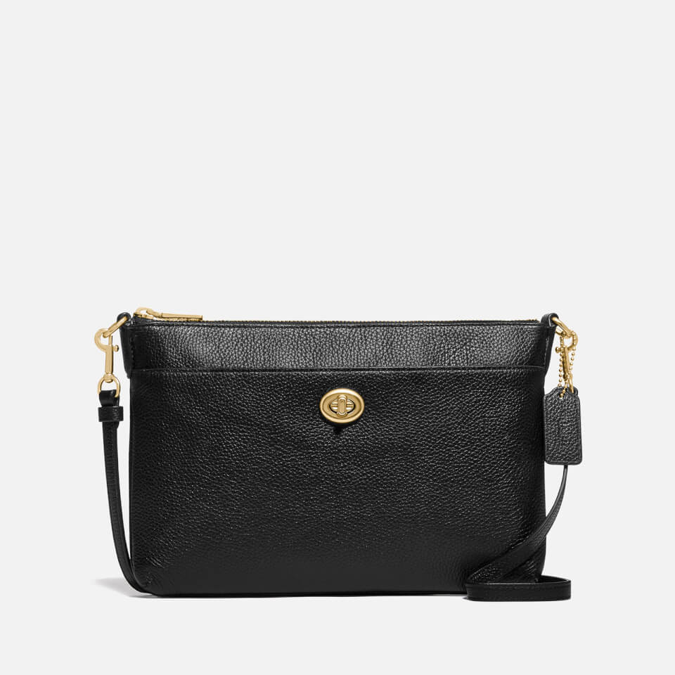 Coach Women's Polished Pebble Polly Cross Body - Black