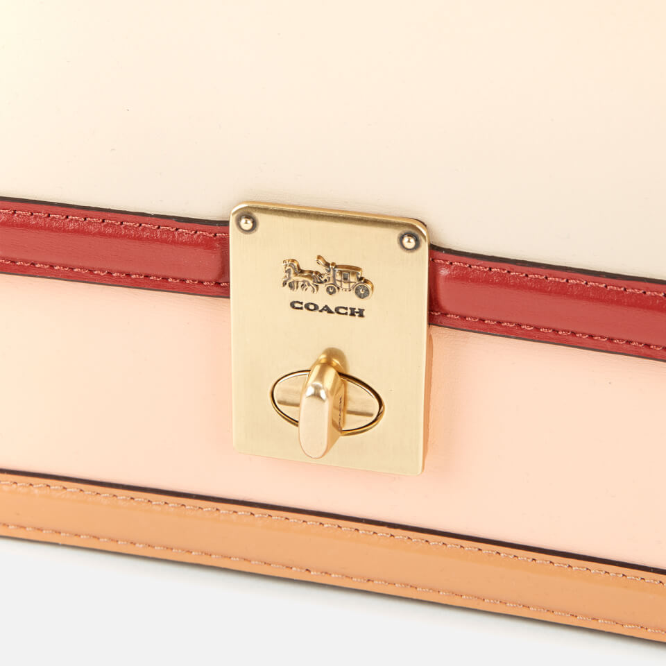 Coach hutton wallet in colorblock best sale