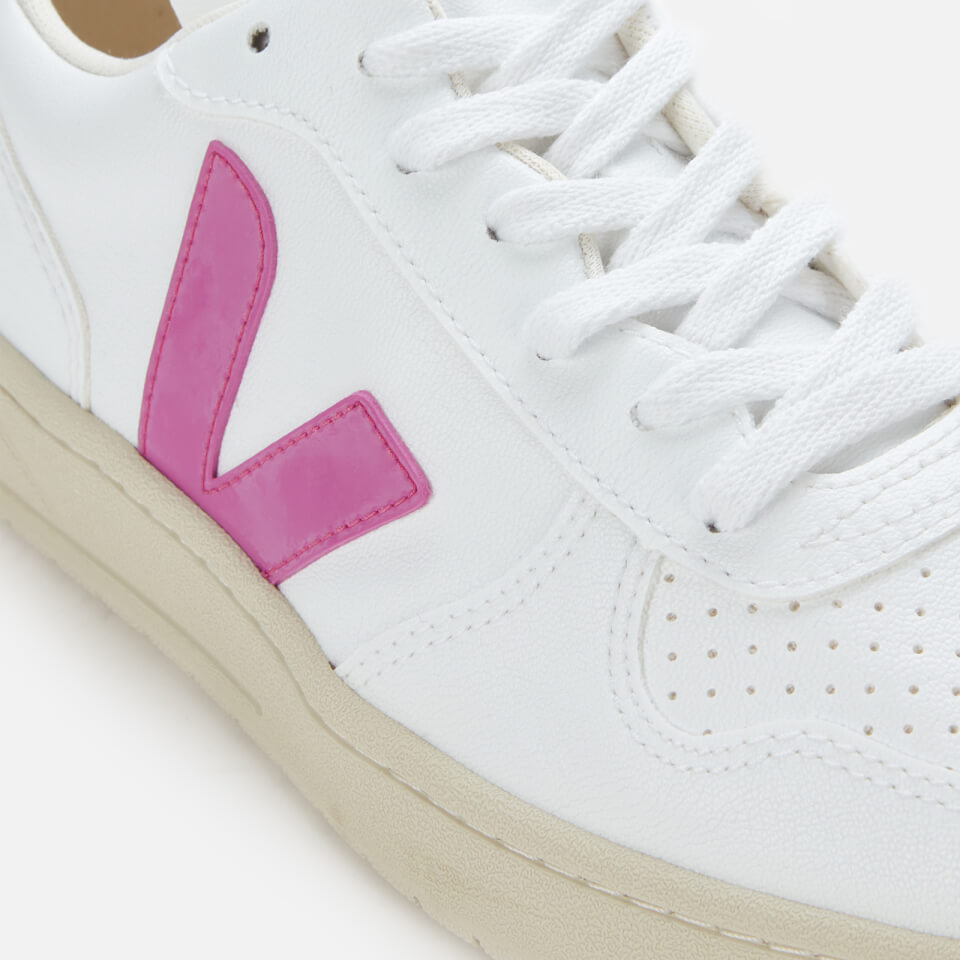 Veja Women s V10 Vegan Trainers White Ultraviolet Purple Allsole