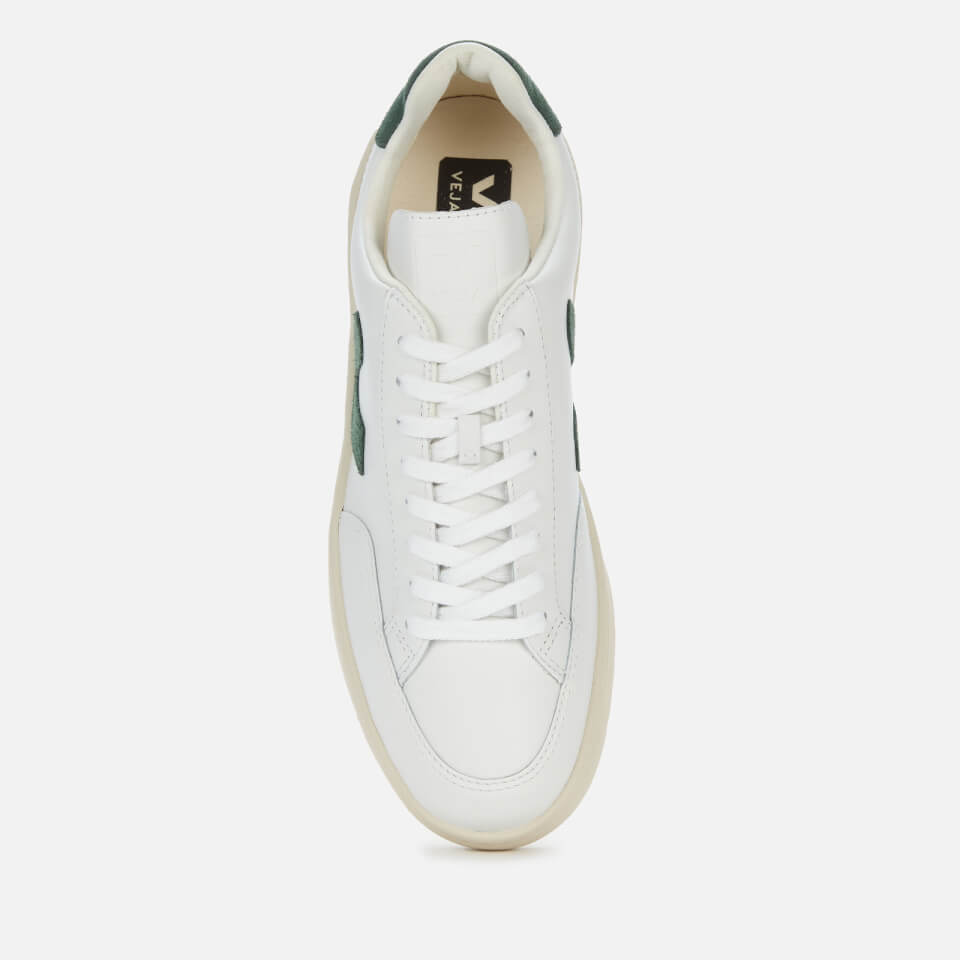 Veja Men's V12 Leather Trainers - Extra White/Cyprus | Worldwide ...