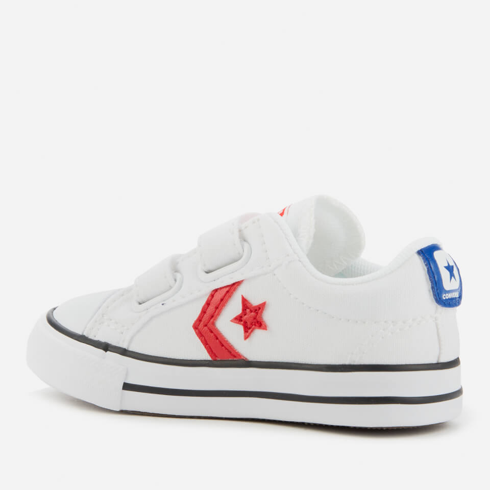 Converse Toddlers' Player Ox Velcro Trainers - Red | Worldwide Delivery | Allsole