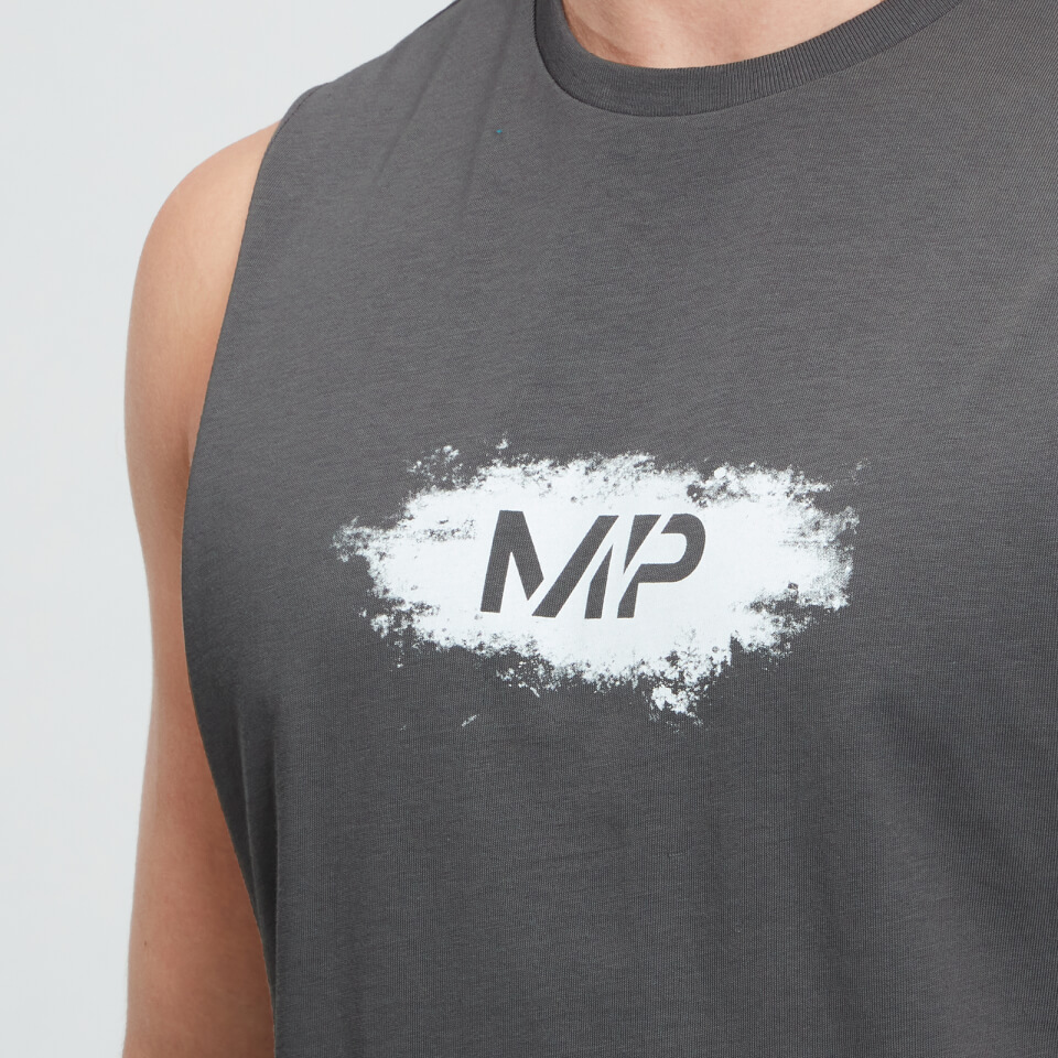 MP Men's Chalk Graphic Tank Top - Carbon