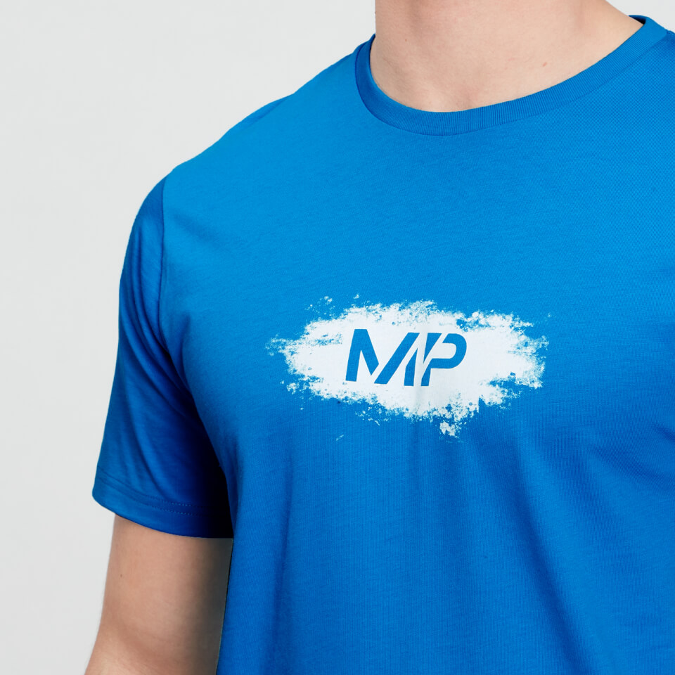 MP Men's Chalk Graphic Short Sleeve T-Shirt - Aqua