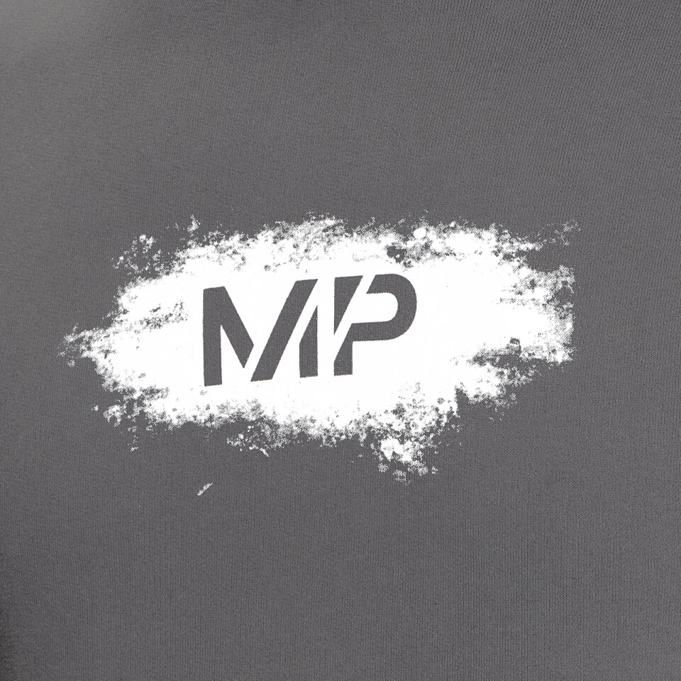 MP Men's Chalk Graphic Hoodie - Carbon