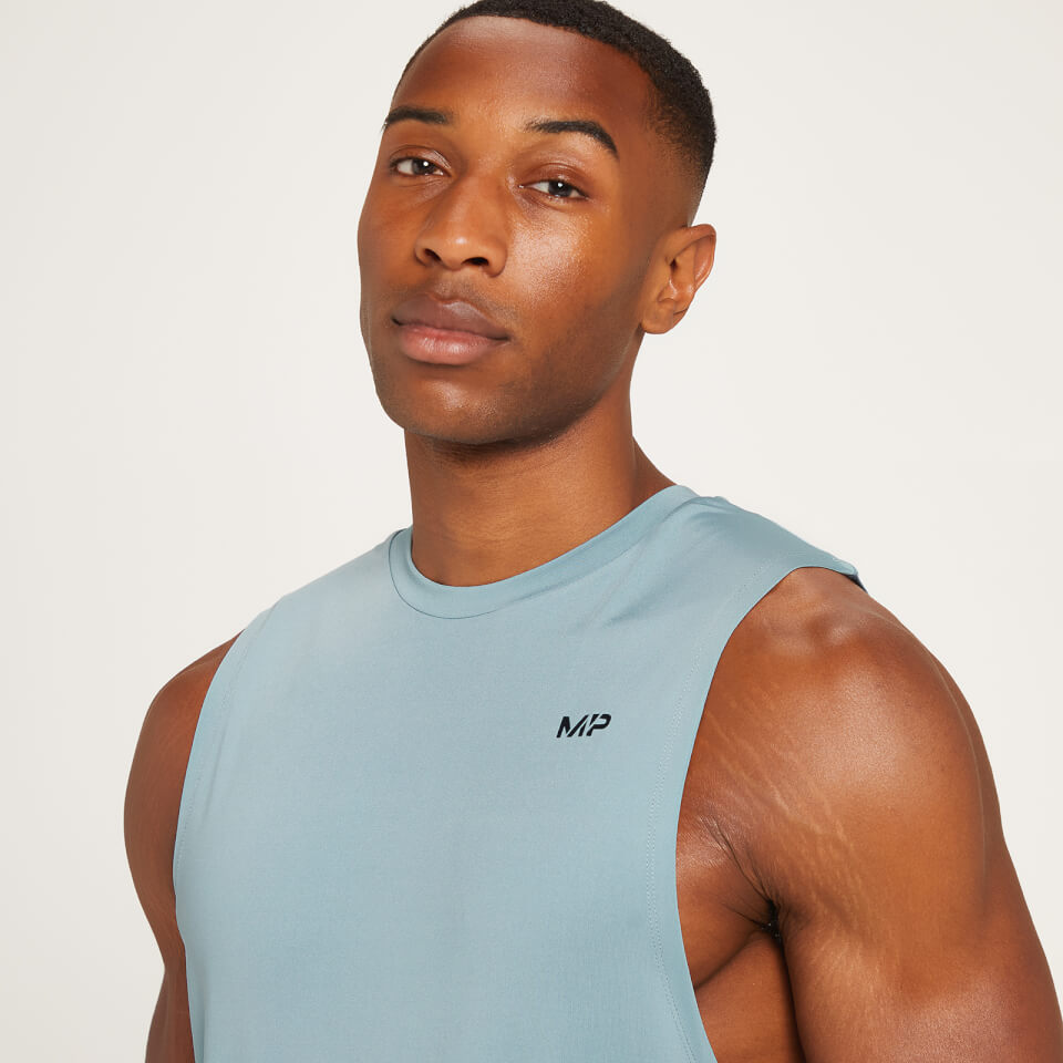 MP Men's Linear Mark Graphic Training Tank Top - Ice Blue