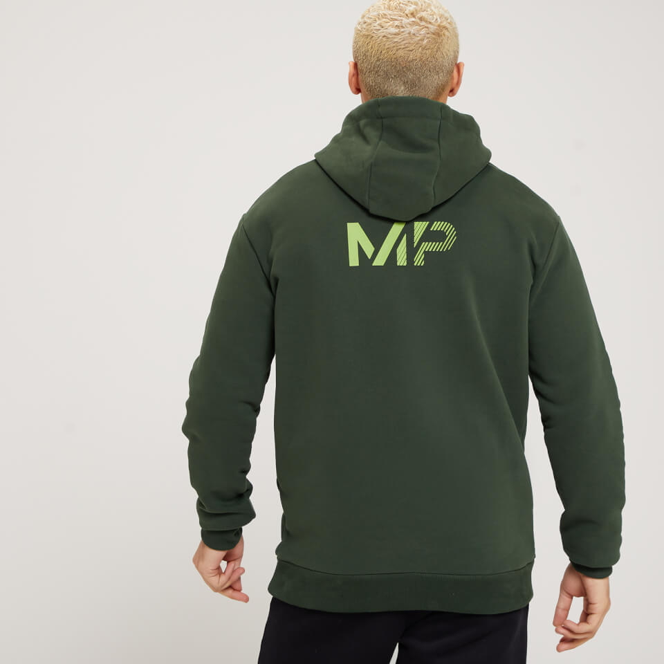 MP Men's Fade Graphic Hoodie - Dark Green