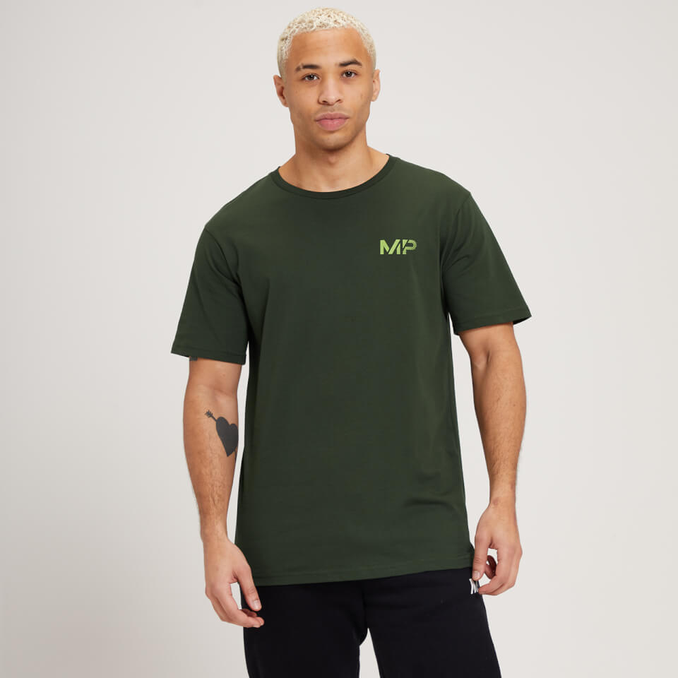 MP Men's Fade Graphic Short Sleeve T-Shirt - Dark Green