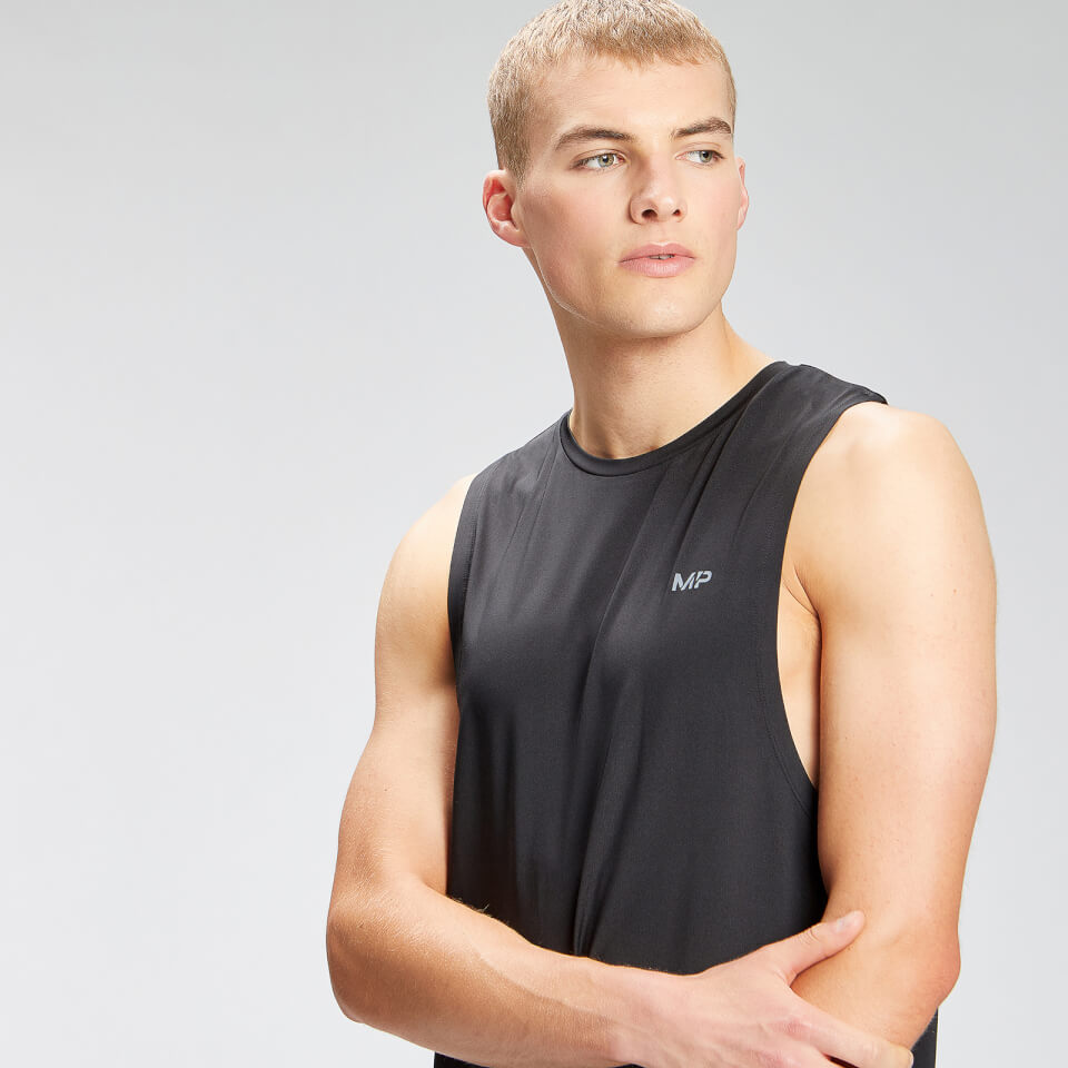 MP Men's Repeat Graphic Training Tank Top - Black
