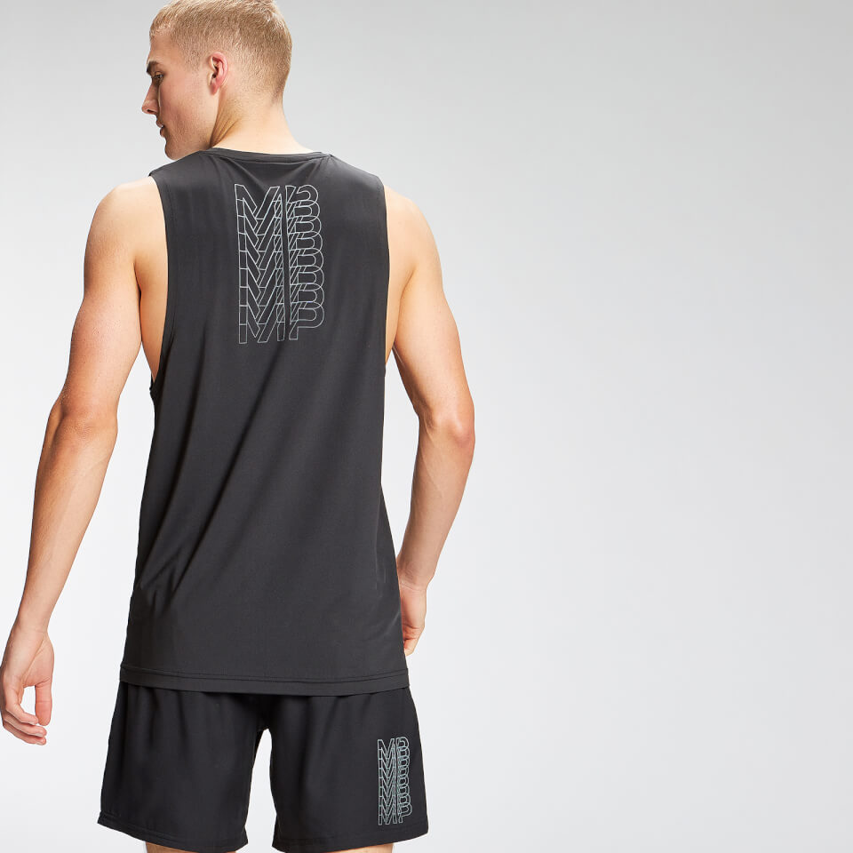 MP Men's Repeat Graphic Training Tank Top - Black