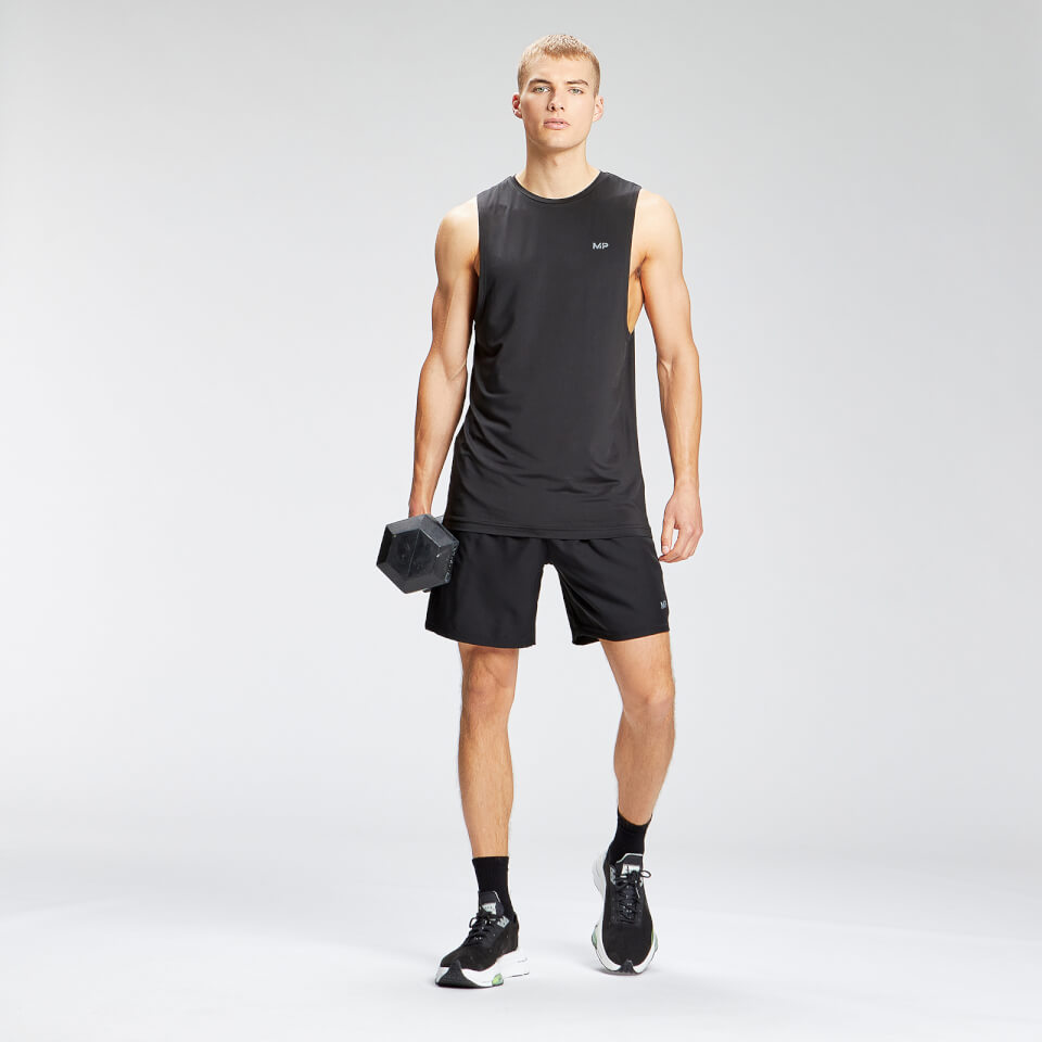 MP Men's Repeat Graphic Training Tank Top - Black