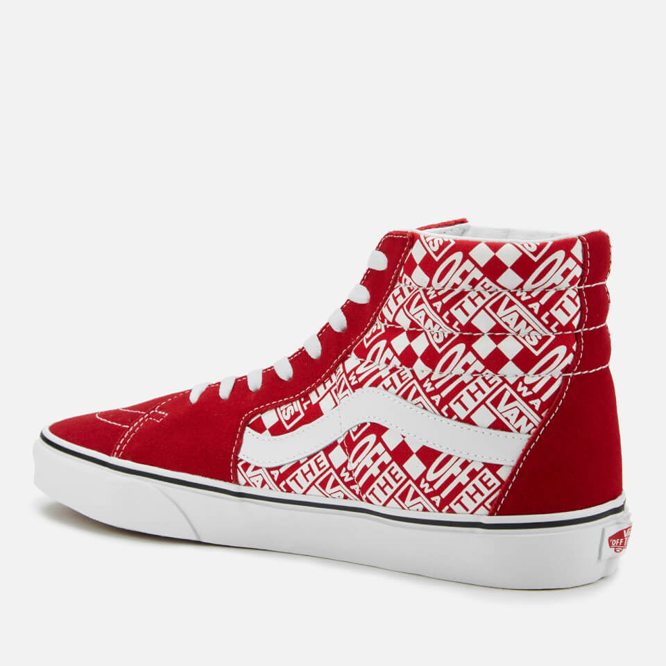 Red van hot sale high tops