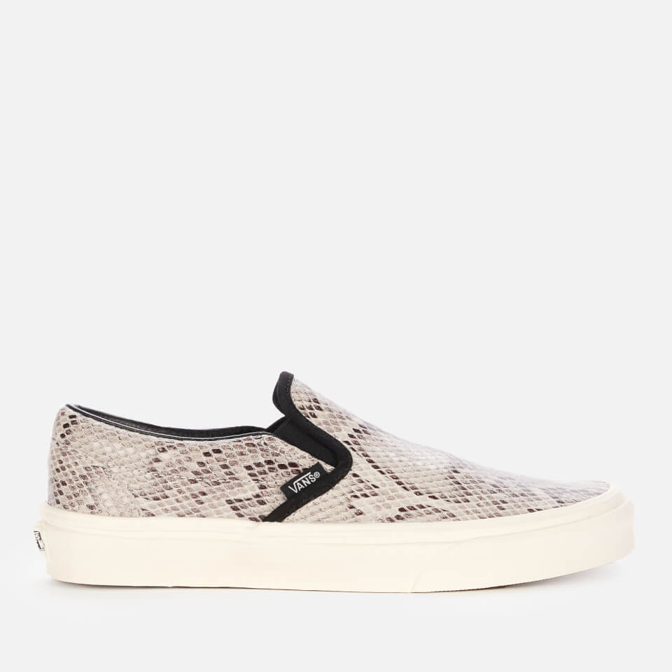 Snakeskin vans slip on hotsell
